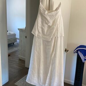 DISSH White Midi Dress